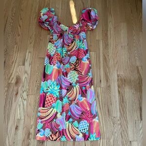 FARM Rio Fruit Salad Dress Size XS